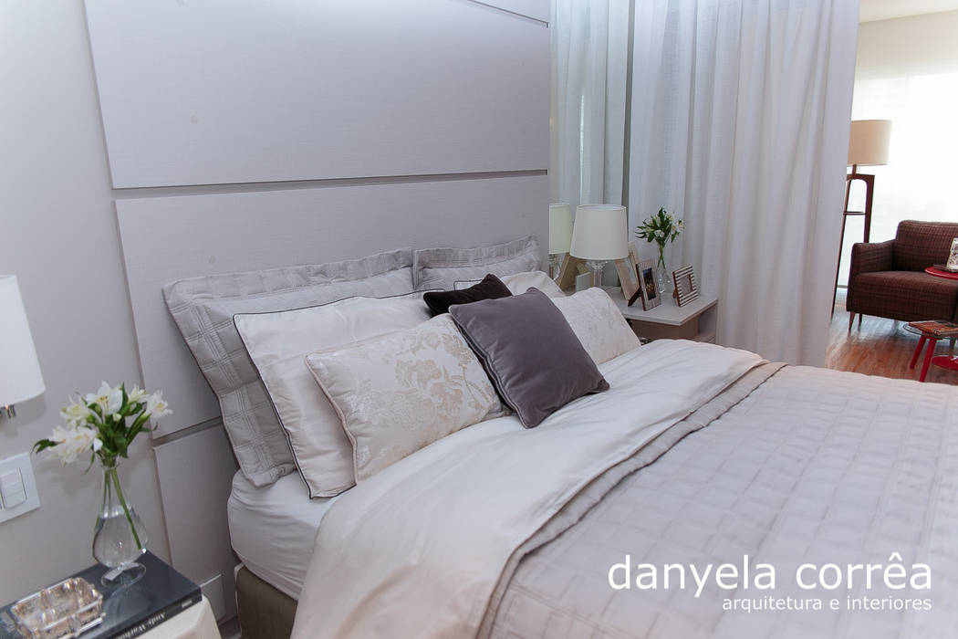 Apartamento, Danyela Corrêa Danyela Corrêa ห้องนอน