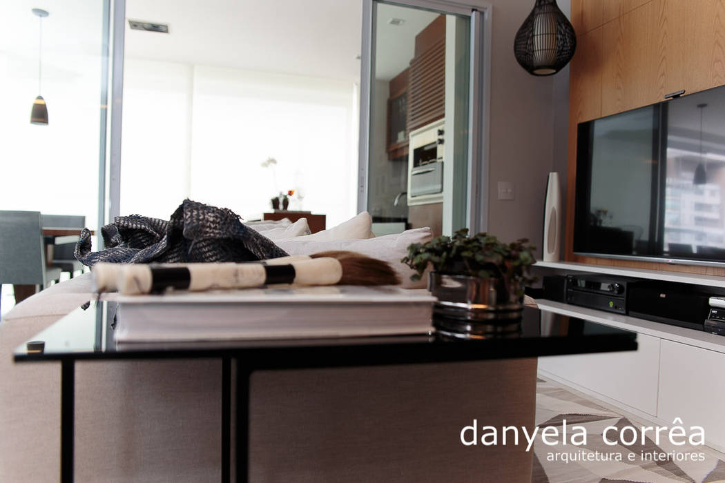 Apartamento, Danyela Corrêa Danyela Corrêa ห้องนั่งเล่น