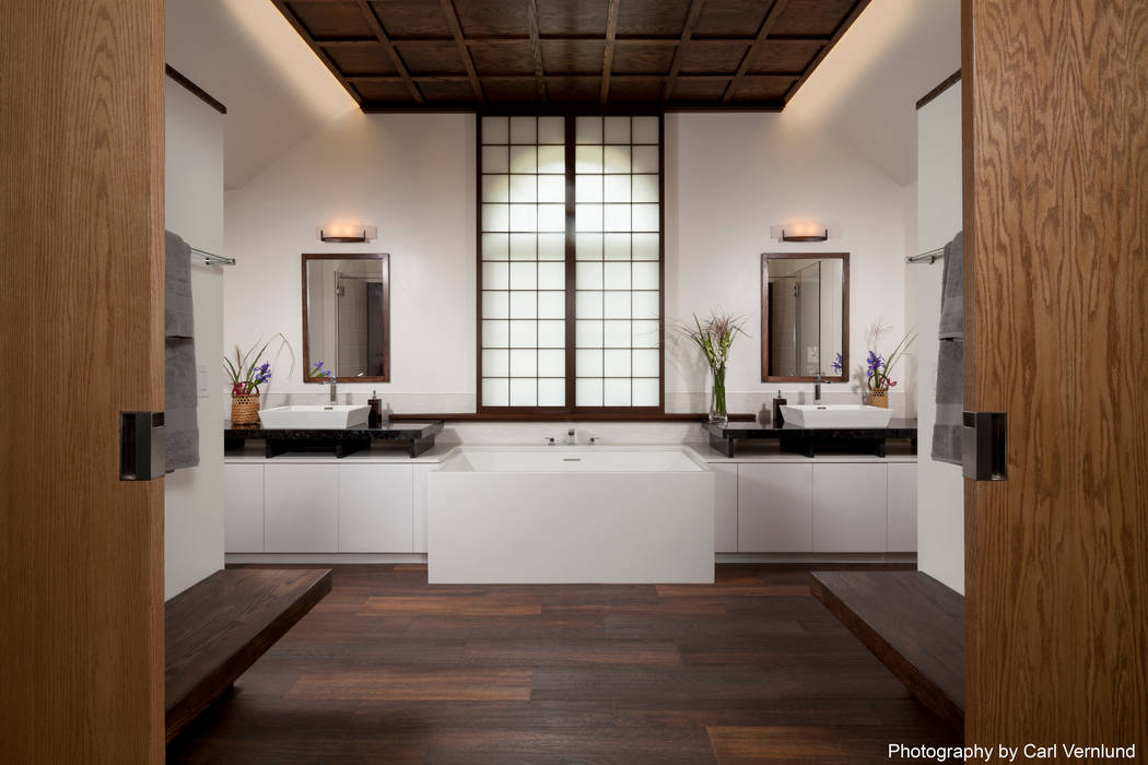 A Window to the Serenity, Penguin Environmental Design L.L.C. Penguin Environmental Design L.L.C. Asian style bathrooms