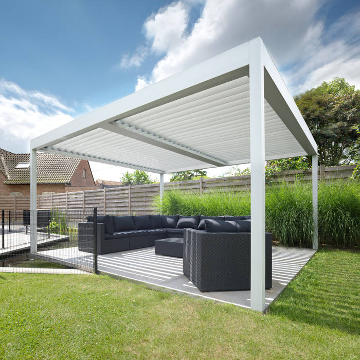 St.Lawrence | UmbrisbyIQ | IQ Outdoor Living Modern Garden Aluminium/Zinc