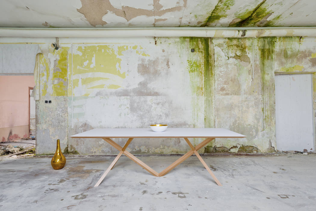 thinX | table JUCH DESIGN ® Moderne Esszimmer Holz Holznachbildung Tische