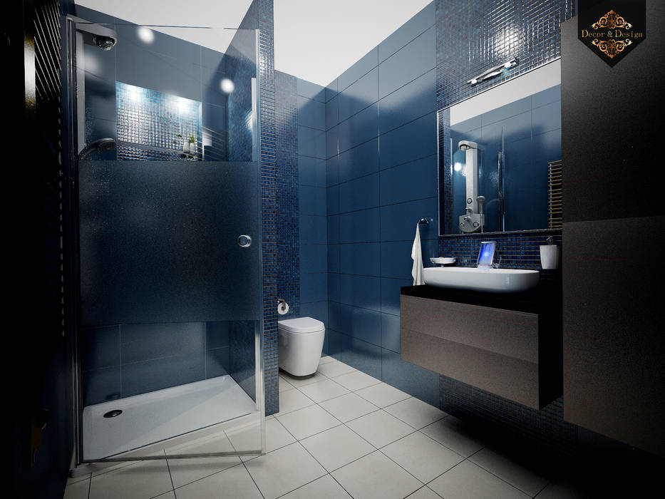 молодежный интерьер, Decor&Design Decor&Design Ванная комната в эклектичном стиле