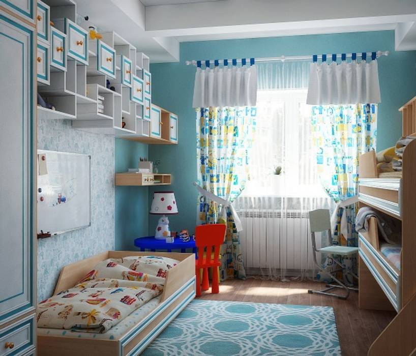 Как создать дизайн детской по готовому ремонту, Студия дизайна ROMANIUK DESIGN Студия дизайна ROMANIUK DESIGN Детская комната в стиле модерн