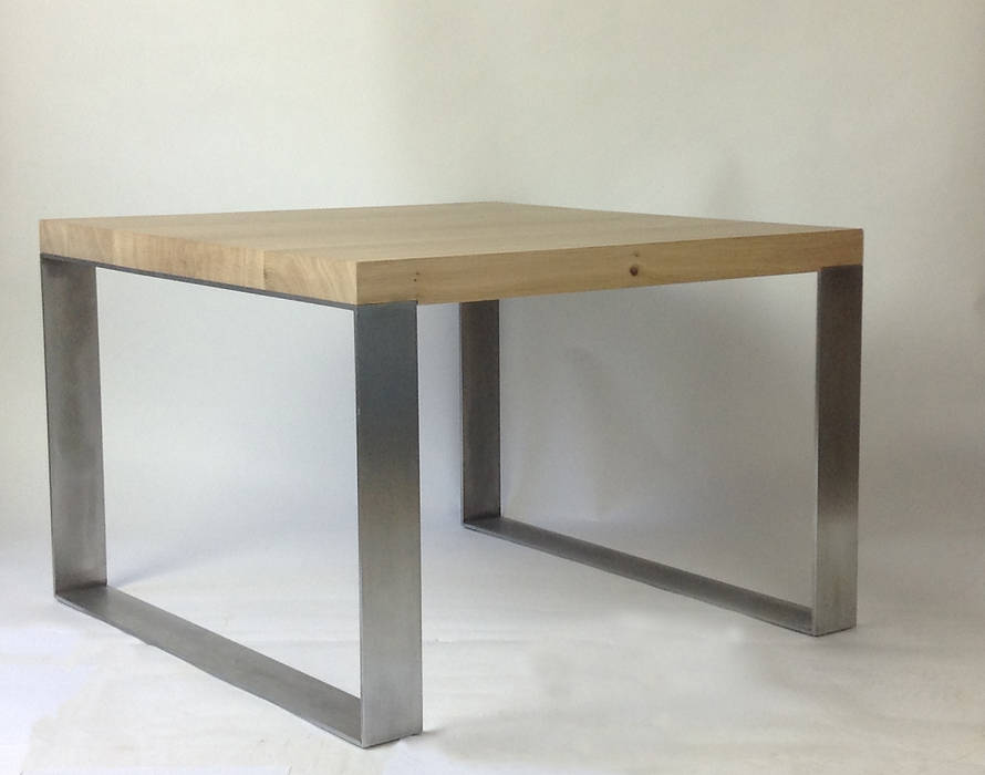 Table basse "PROFIL" 80, Studio OPEN DESIGN Studio OPEN DESIGN Modern Oturma Odası Masif Ahşap Rengarenk Işıklandırma