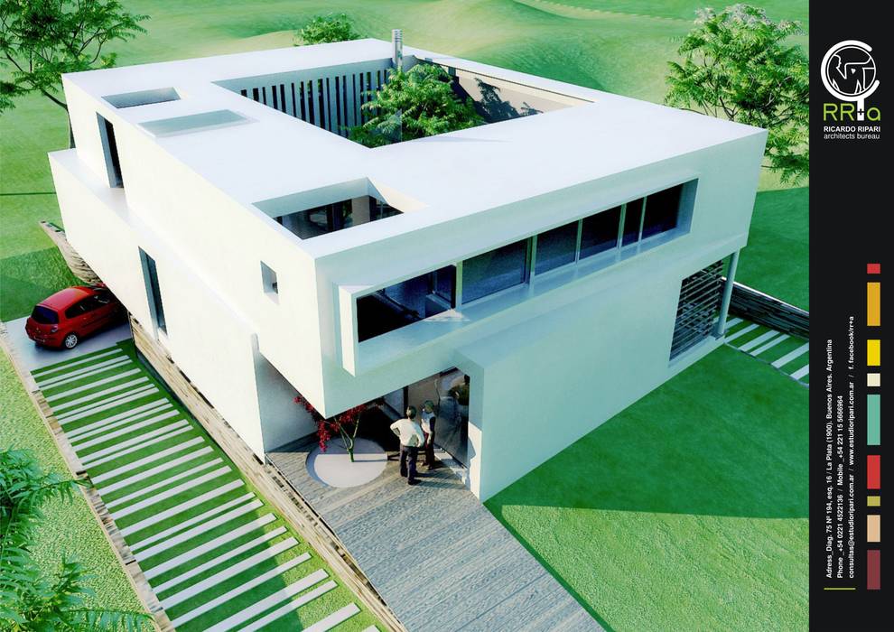 Diseño de Casa Kn68 en La Plata, Rr+a bureau de arquitectos - La Plata Rr+a bureau de arquitectos - La Plata Detached home