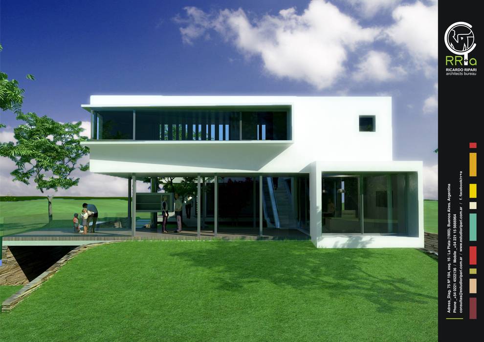 Diseño de Casa Kn68 en La Plata, Rr+a bureau de arquitectos - La Plata Rr+a bureau de arquitectos - La Plata Single family home