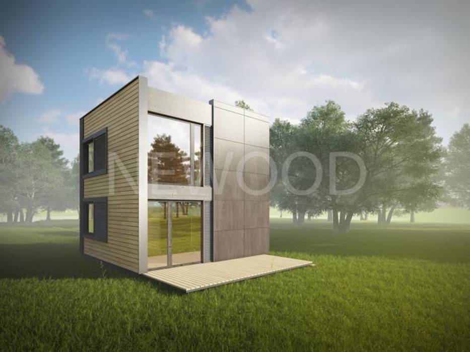 Cube, NEWOOD - Современные деревянные дома NEWOOD - Современные деревянные дома Eclectic style houses Wood Wood effect