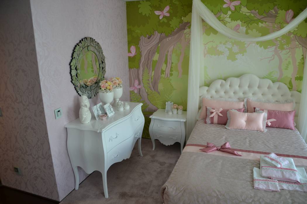 Projeto e Decoração - Quarto Princesa, Detalhes & Design Detalhes & Design Дитяча кімната