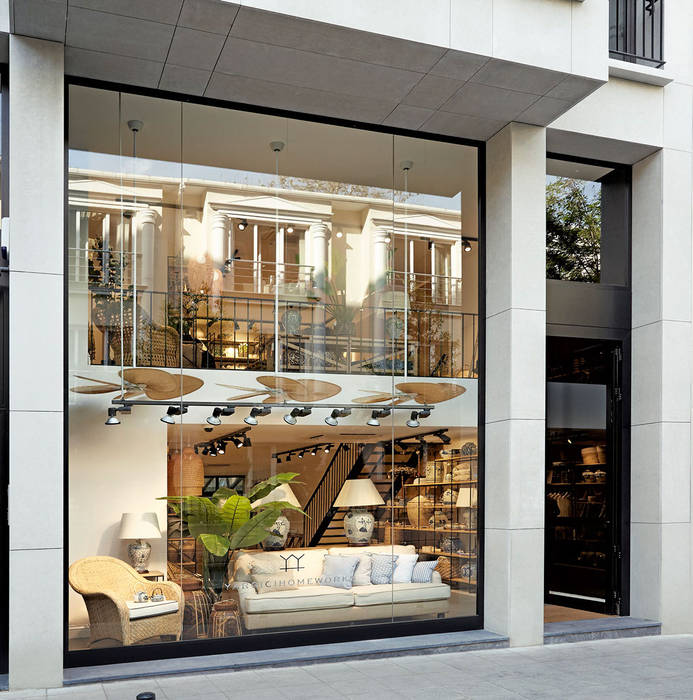 Deckenventilatoren windpointe mit palmenblatt tropische arbeitszimmer