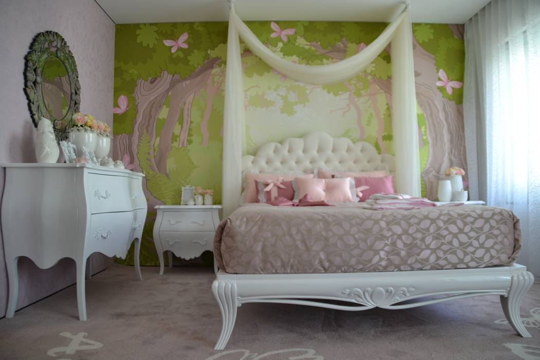 Projeto e Decoração - Quarto Princesa, Detalhes & Design Detalhes & Design ห้องนอนเด็ก