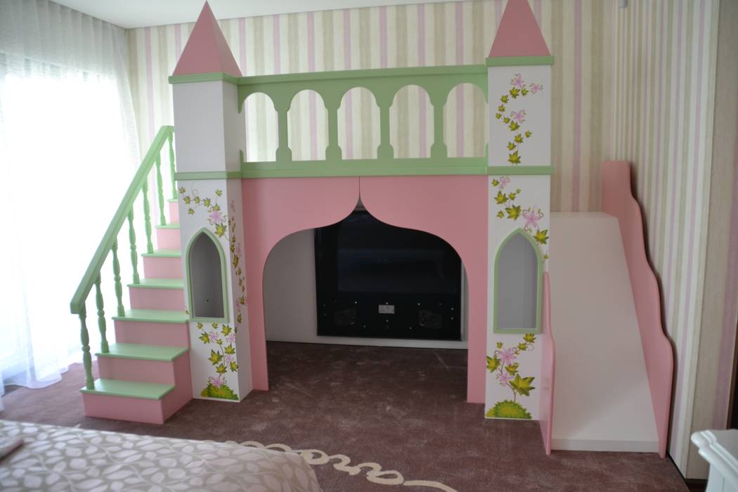 Projeto e Decoração - Quarto Princesa, Detalhes & Design Detalhes & Design Modern nursery/kids room