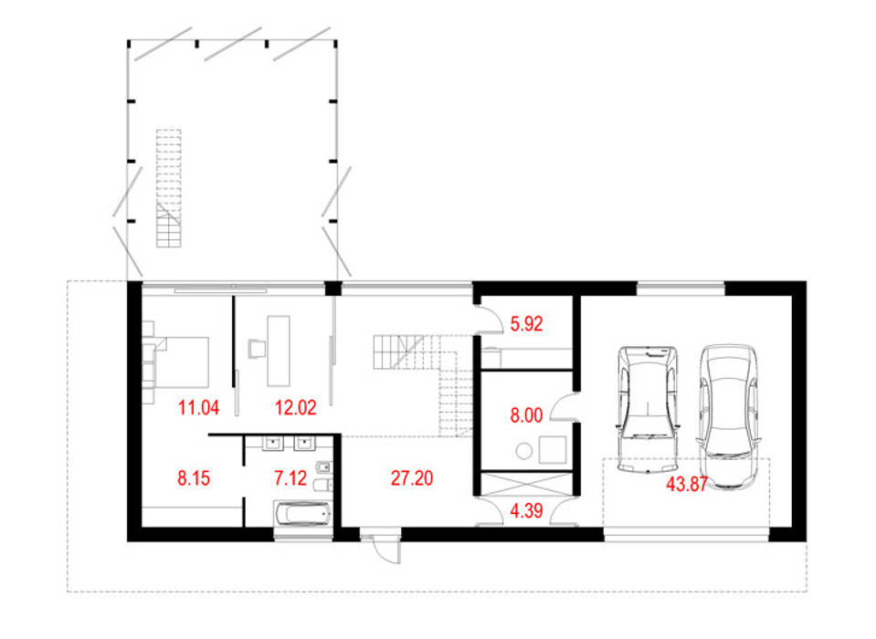 modern oleh Majchrzak Pracownia Projektowa, Modern