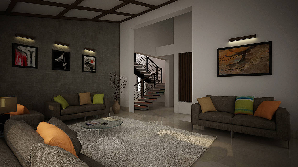 Rafiq Residence dd Architects Living room