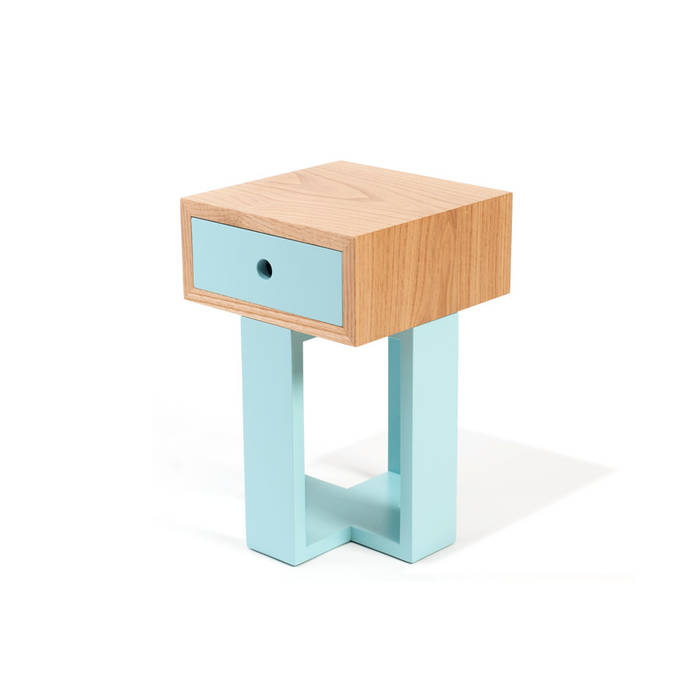 Banco Gaveteiro Box Mais, Farpa Farpa Living room Solid Wood Multicolored Stools & chairs