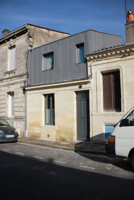 élévation sur rue après travaux Cécilia Cretté architecte