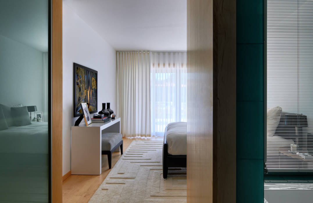 Apartamento Cascais, Silvia Costa | Arquitectura de Interiores Silvia Costa | Arquitectura de Interiores Modern Bedroom