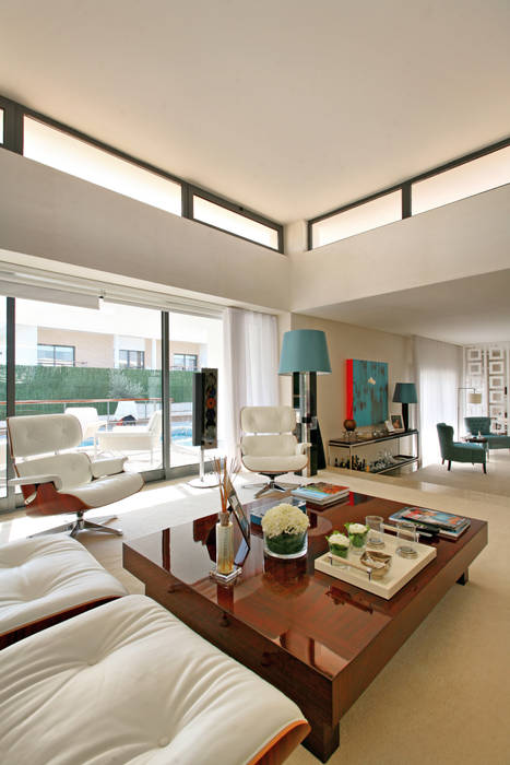 Casa Luanda, Silvia Costa | Arquitectura de Interiores Silvia Costa | Arquitectura de Interiores Salas de estar modernas