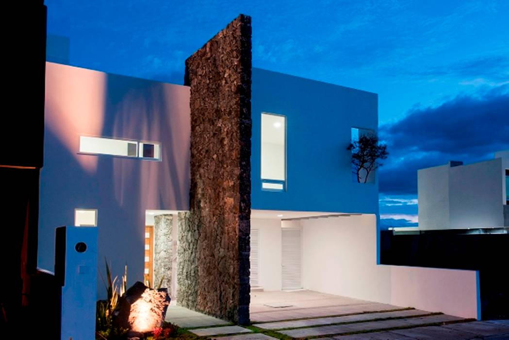 Casa Biznaga 242, Zibatá, El Marqués, Querétaro, JF ARQUITECTOS JF ARQUITECTOS Minimalist house