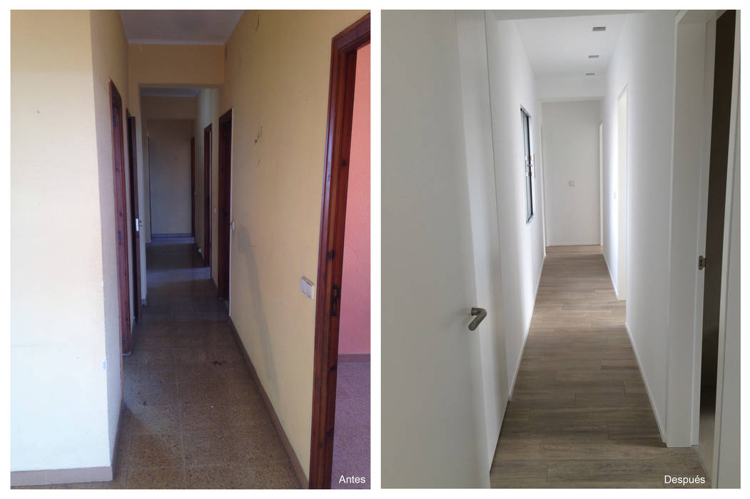 Antes y Después: Diseñaron un Apartamento Minimalista con Acabados en Microcemento , ISLABAU constructora ISLABAU constructora