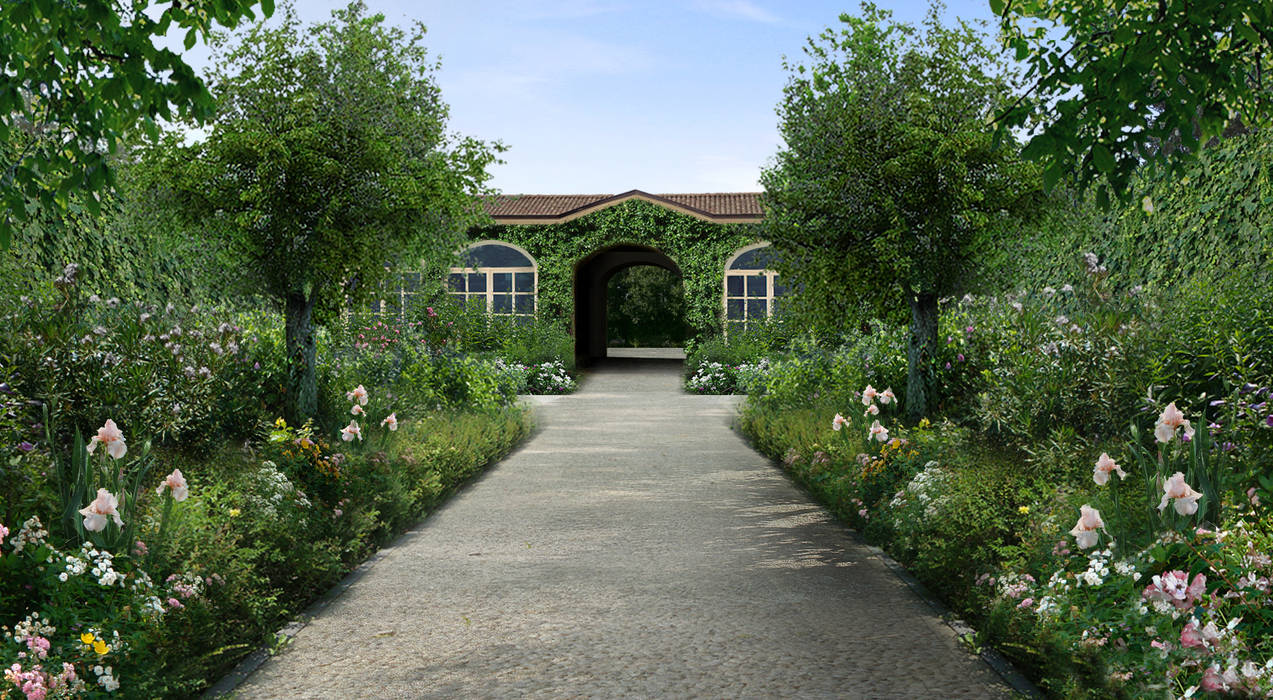 GIARDINO ADDOMESTICATO, Anna Paghera s.r.l. - Green Design Anna Paghera s.r.l. - Green Design Mediterranean style garden