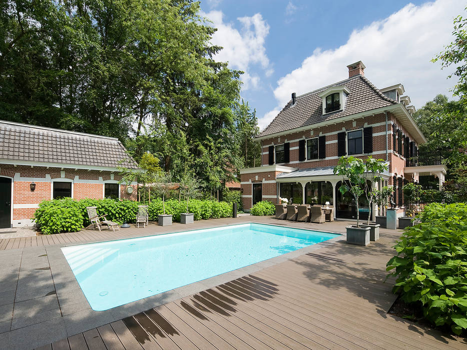 Villa te Zeist, Friso Woudstra Architecten BNA B.V. Friso Woudstra Architecten BNA B.V. Piscina eclettica