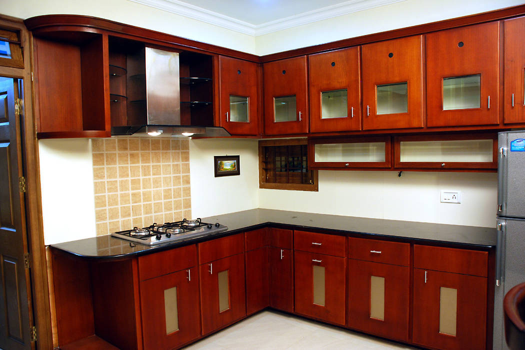 Krishnakumar Residence Interiors, dd Architects dd Architects Cocinas de estilo clásico