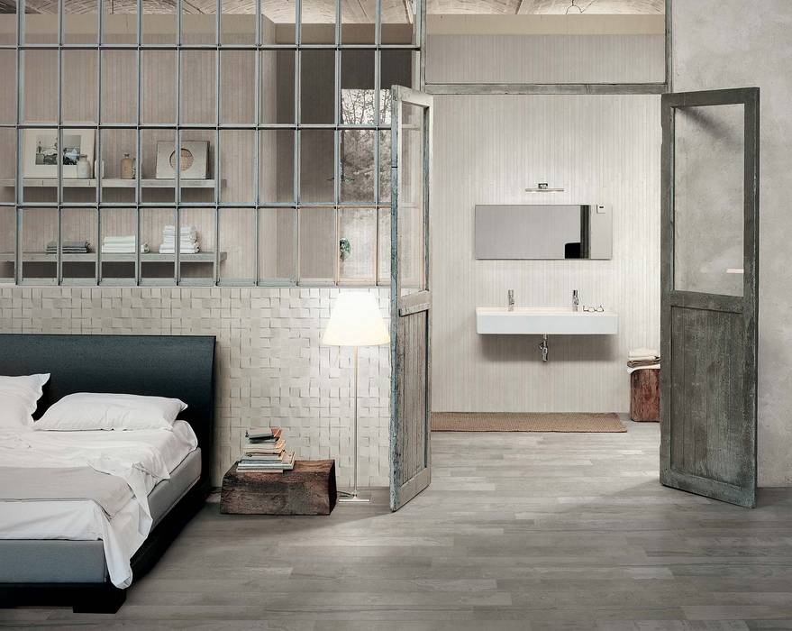 Suelos confortables, agradables al tacto, Azulejos Peña s.l. Azulejos Peña s.l. Industrial style bedroom Tiles