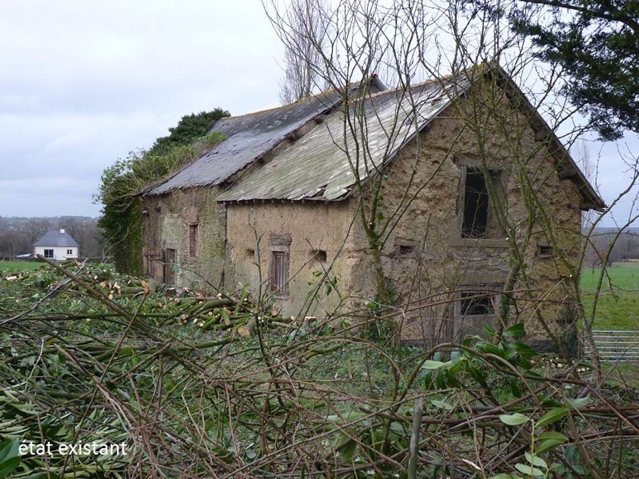 Gîte rural "La Cidrerie", Briand Renault Architectes Briand Renault Architectes 房子