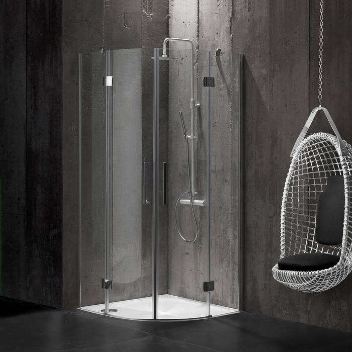 Box doccia London , Kodicebagno Kodicebagno Modern bathroom Bathtubs & showers