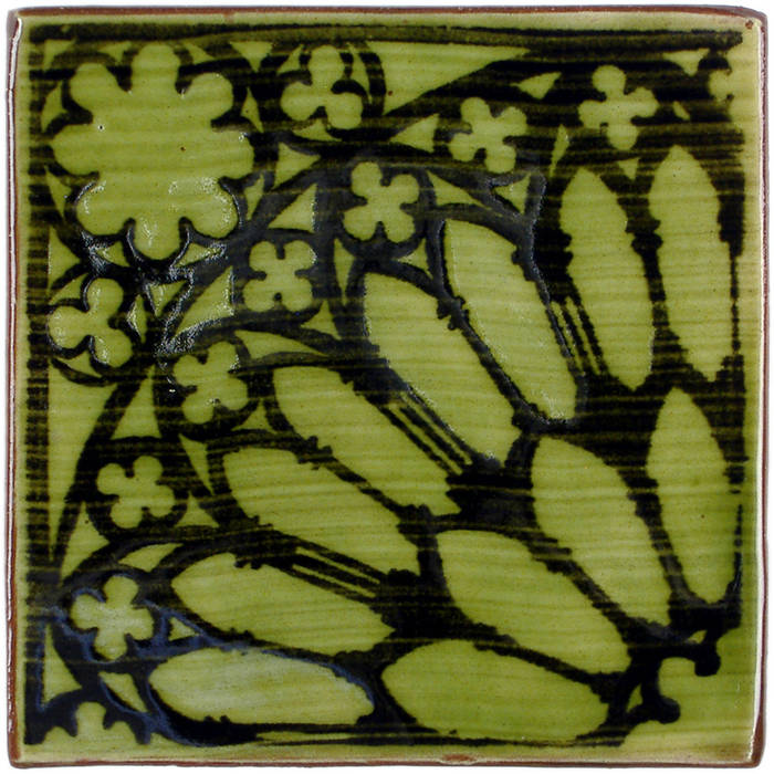 Rose Window Pattern Tile Deiniol Williams Ceramics Стіни Керамічні Плитки