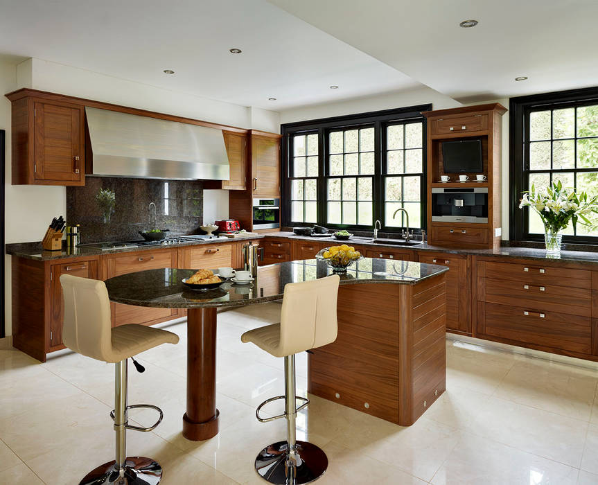 Grosvenor | Luxury American Walnut Kitchen Davonport Modern kitchen Wood Wood effect