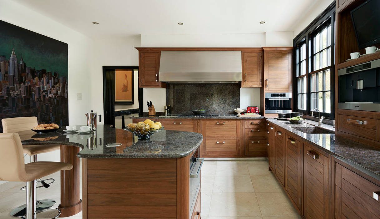Grosvenor | Luxury American Walnut Kitchen Davonport Modern kitchen Wood Wood effect