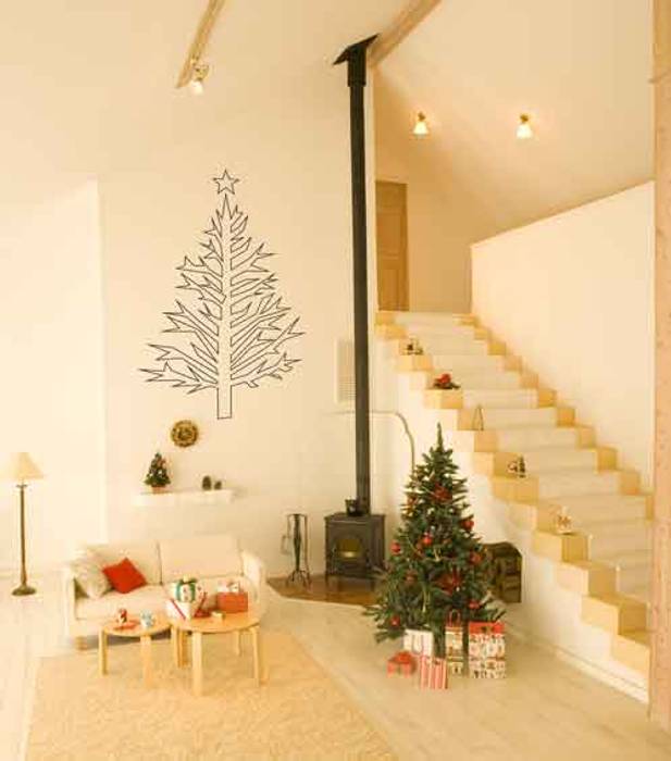Branch Christmas tree decoration wall sticker Vinyl Impression Murs & Sols modernes Décorations murales