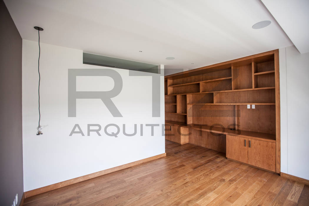 Mueble en recamara RTZ-Arquitectos Dormitorios modernos Madera Acabado en madera Tocadores