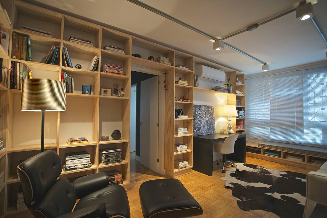 Apartamento AC, Superstudiob Superstudiob Salones de estilo moderno Madera Acabado en madera