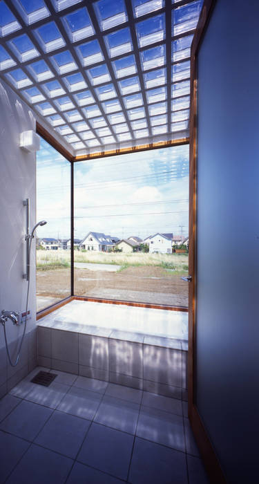 土の器：大網白里町の家 AIRアーキテクツ建築設計事務所 モダンスタイルの お風呂