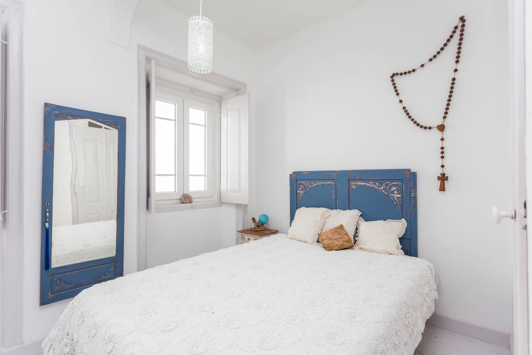 Casa Sul, um lugar onde se sente a alma portuguesa. , alma portuguesa alma portuguesa Rustic style bedroom
