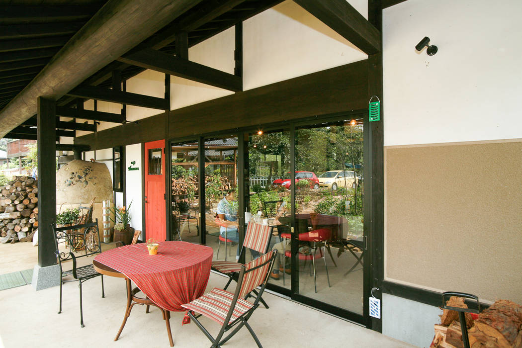 オープンカフェ 吉田建築計画事務所 商業空間 レストラン