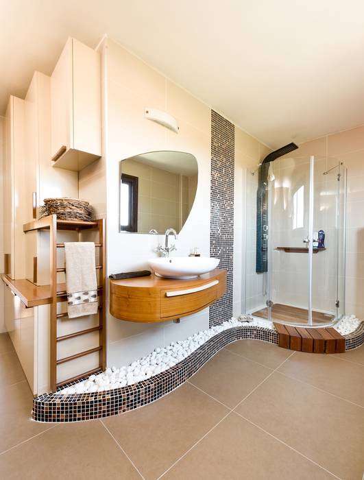 Banyo tasarımı / Girne / Kıbrıs, Şölen Üstüner İç mimarlık Şölen Üstüner İç mimarlık Modern Banyo