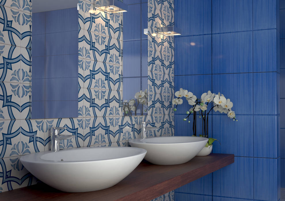 Ambiente Bagno, CERAMICHE MUSA CERAMICHE MUSA Modern bathroom سرامک