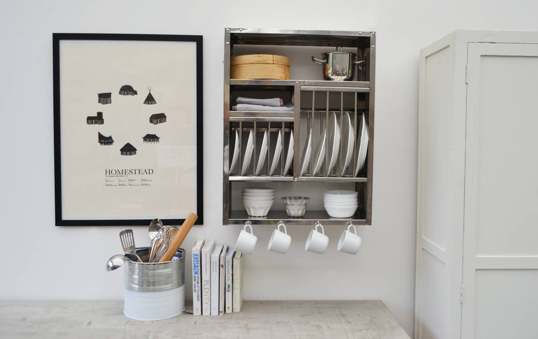 Middle Plate Rack The Plate Rack Industrial style kitchen Storage