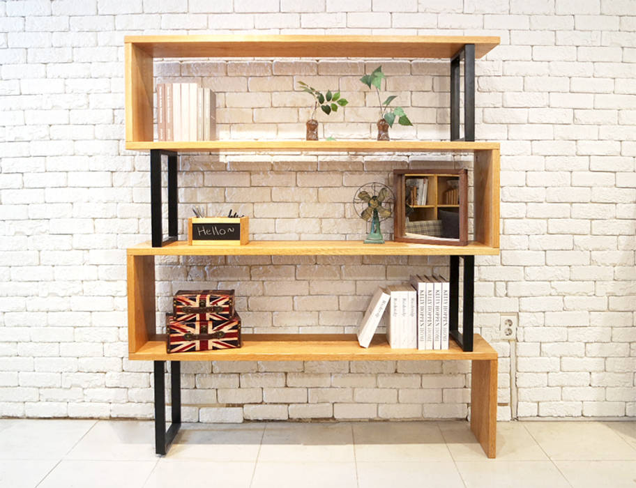 Line bookchest , Design-namu Design-namu Modern living room Shelves