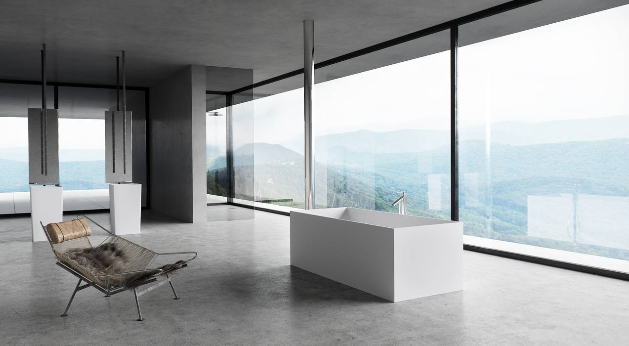 Bad-Design, Vallone GmbH Vallone GmbH Ванная комната в стиле модерн