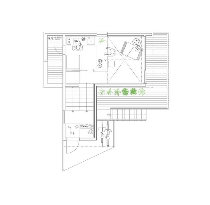 홍제동 개미마을 주택 프로젝트, OBBA : OBBA 의 현대 ,모던