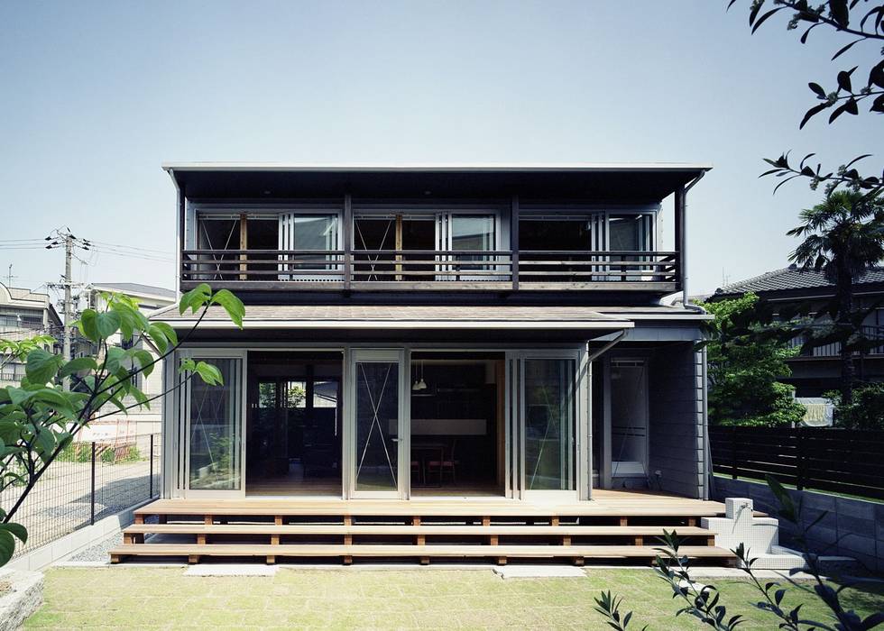 DK House, 吉元一成アトリエ 吉元一成アトリエ Moderne Häuser Holz Holznachbildung