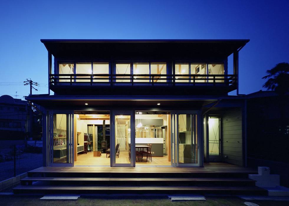 DK House, 吉元一成アトリエ 吉元一成アトリエ Modern houses Wood Wood effect