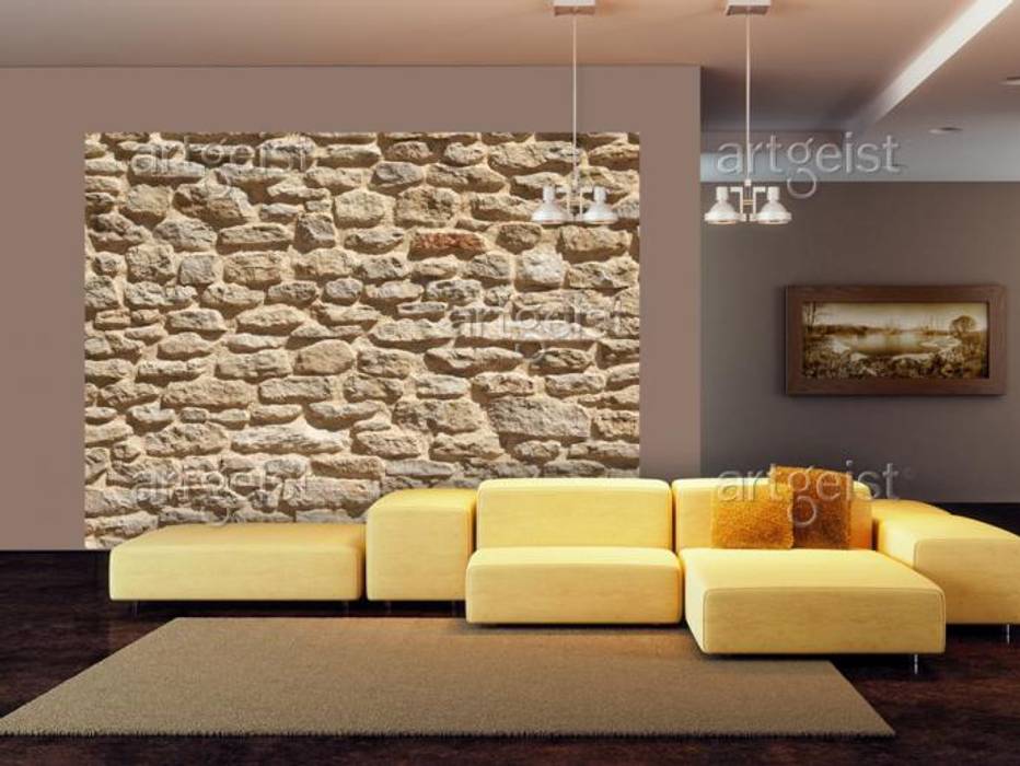 Vecchio Muro Di Pietra Di Bimagoit Moderno Pietra Homify