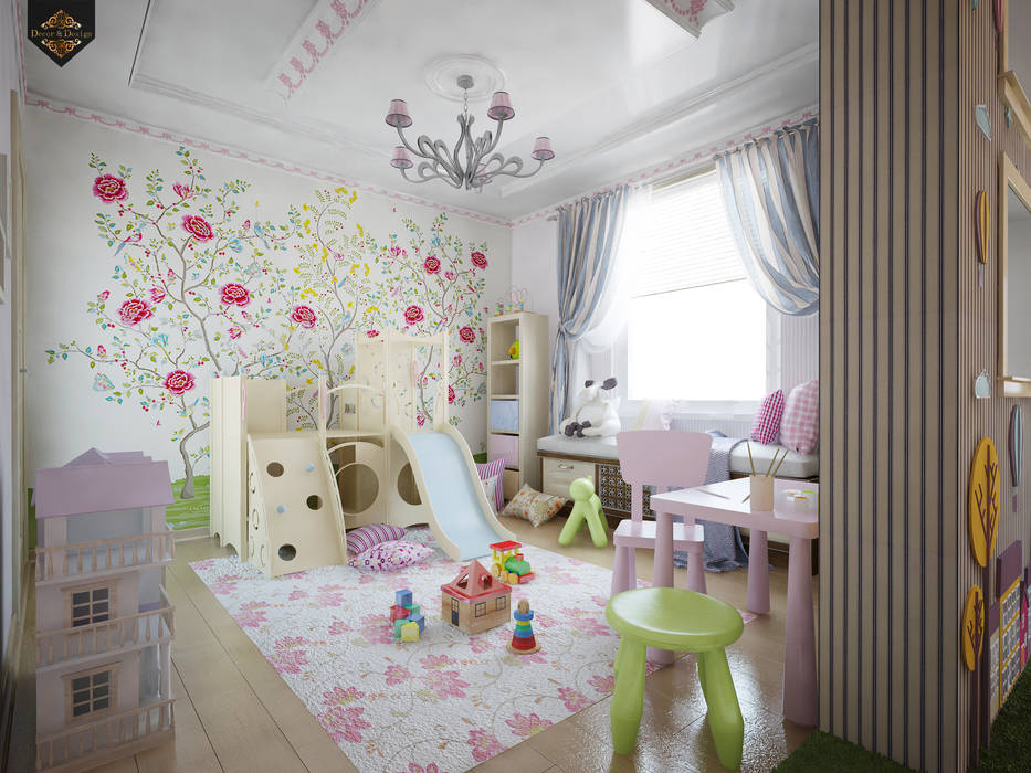 детская для девочки, Decor&Design Decor&Design Nursery/kid’s room