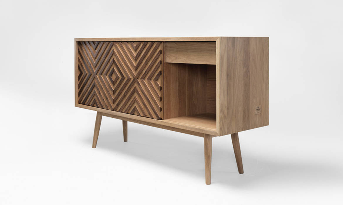 CASANOVA SIDEBOARD Wewood - Portuguese Joinery Arrecadação Madeira maciça Multicolor Armazenamento