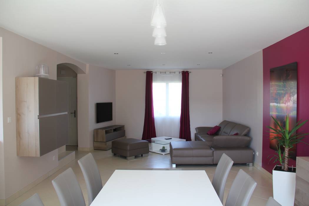 Décoration d'un séjour de 40 m², REVEL'HOME REVEL'HOME